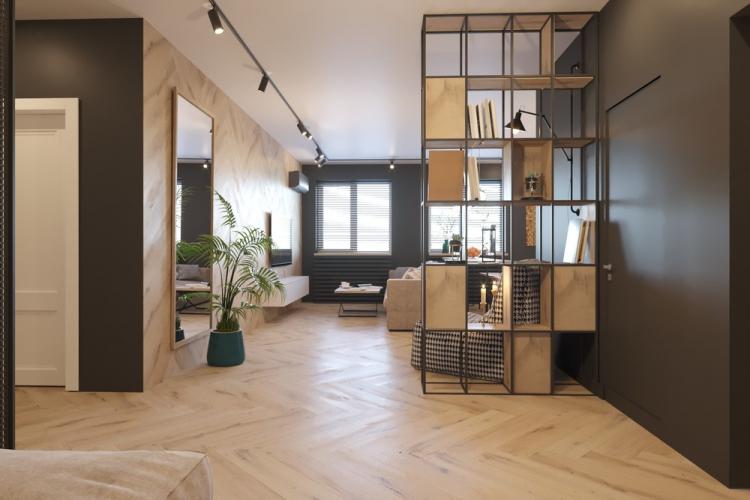 Appartement loft scandinave - design d'intérieur