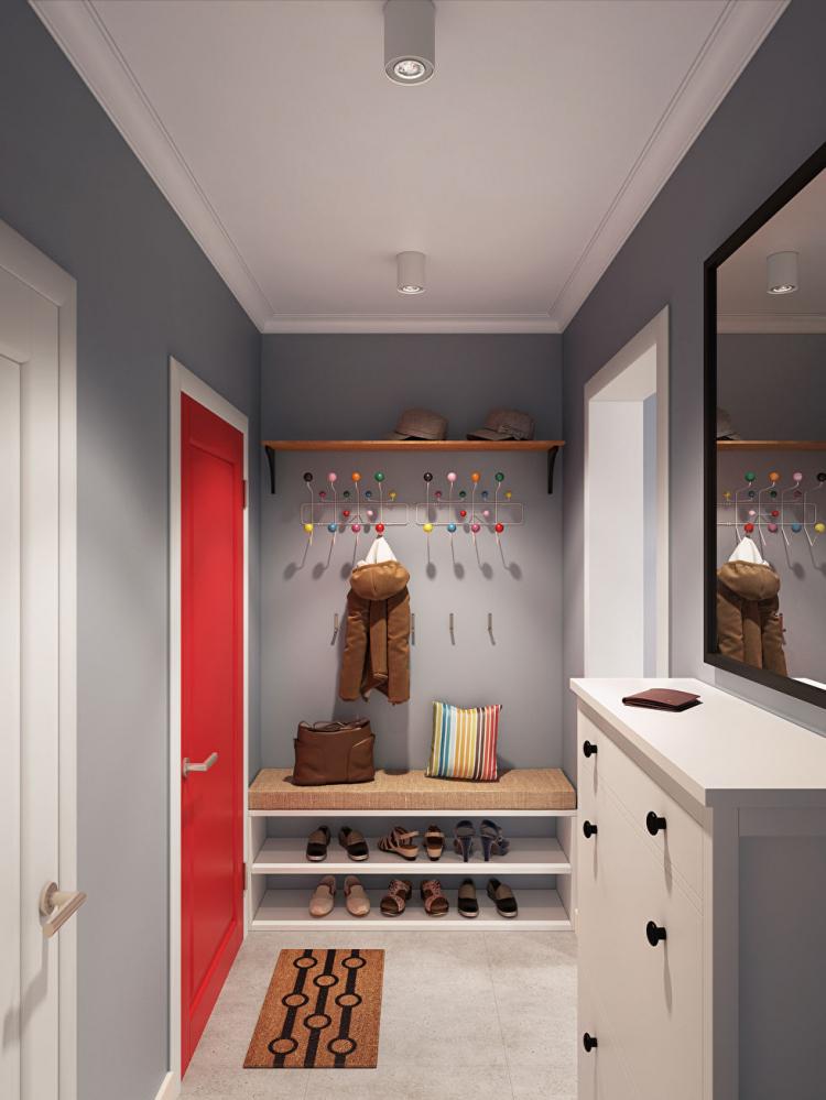 Appartement près de la station de métro Alekseevskaya, 90 m². - Design d'intérieur