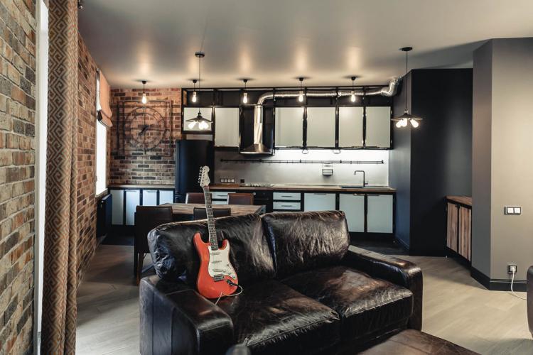 Appartement style loft, 78 m². - Design d'intérieur