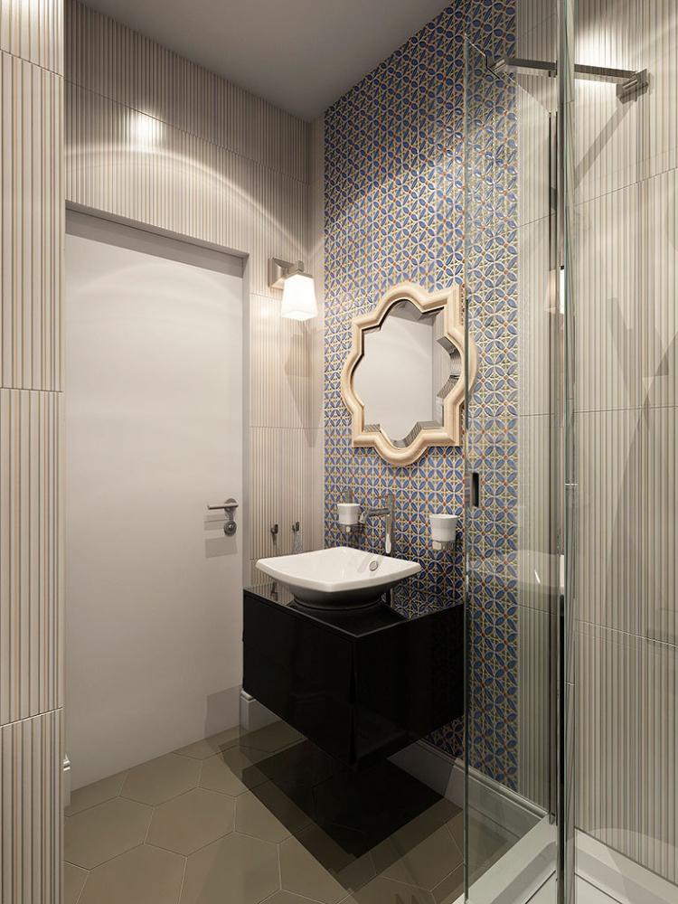 Appartement dans le complexe résidentiel Smolny Park - design d'intérieur