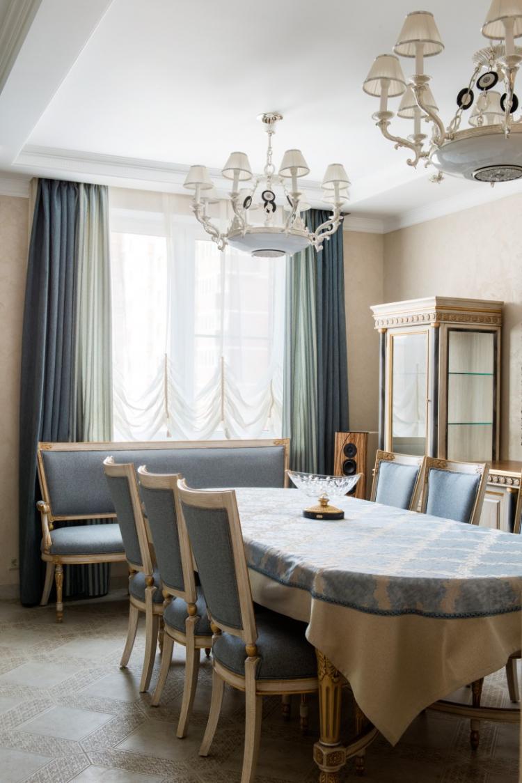 Appartement dans le complexe résidentiel Solovinaya Roscha, 120 m2 - design d'intérieur