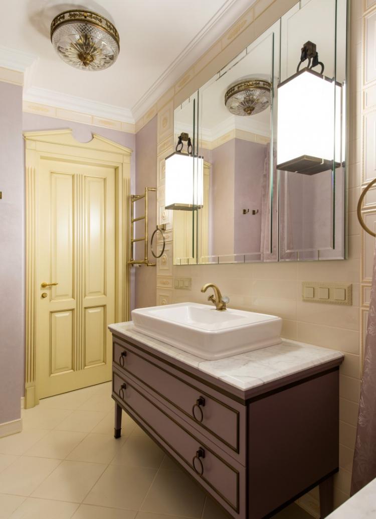 Appartement dans le complexe résidentiel Solovinaya Roscha, 120 m2 - design d'intérieur