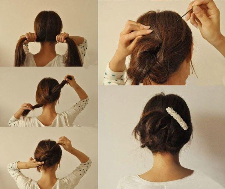 Sloppy Knot - Coiffures faciles à l'école pour vous-même en 5 minutes