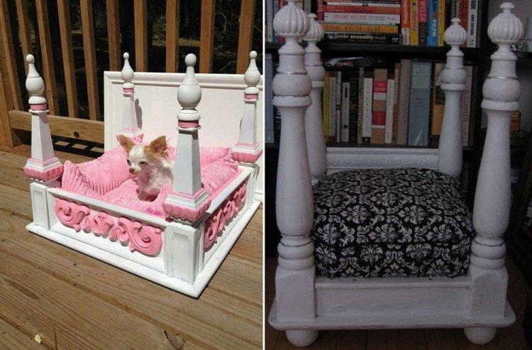 Banc d'un tabouret ou d'une table - Banc pour chien à faire soi-même