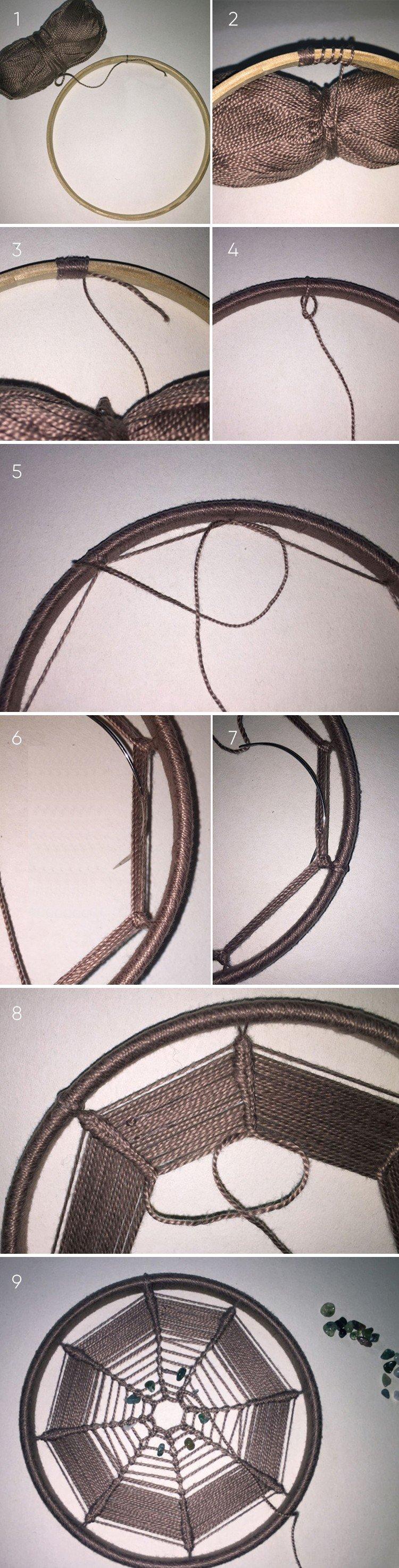 Attrape-rêves octogonal diy - comment faire