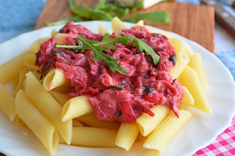 Pâtes à la betterave et au bleu - recettes