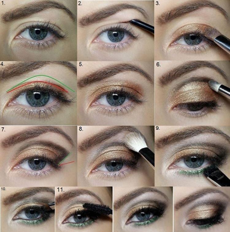 Maquillage pour le siècle à venir - photos étape par étape