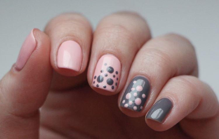 Manucure pour ongles courts 2020 - Couleurs délicates