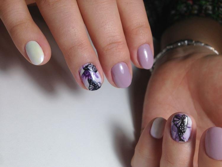 Manucure pour ongles courts 2020 - Couleurs délicates