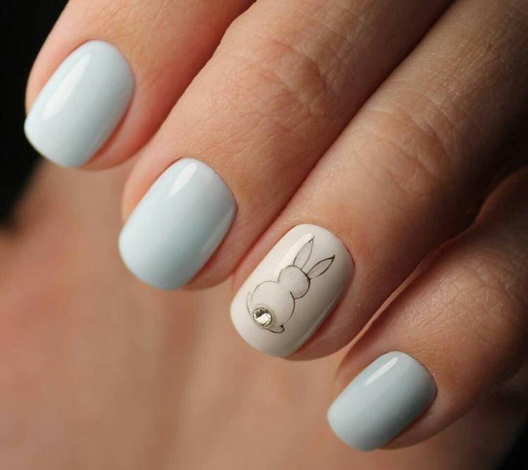 Manucure pour ongles courts 2020 - Couleurs délicates