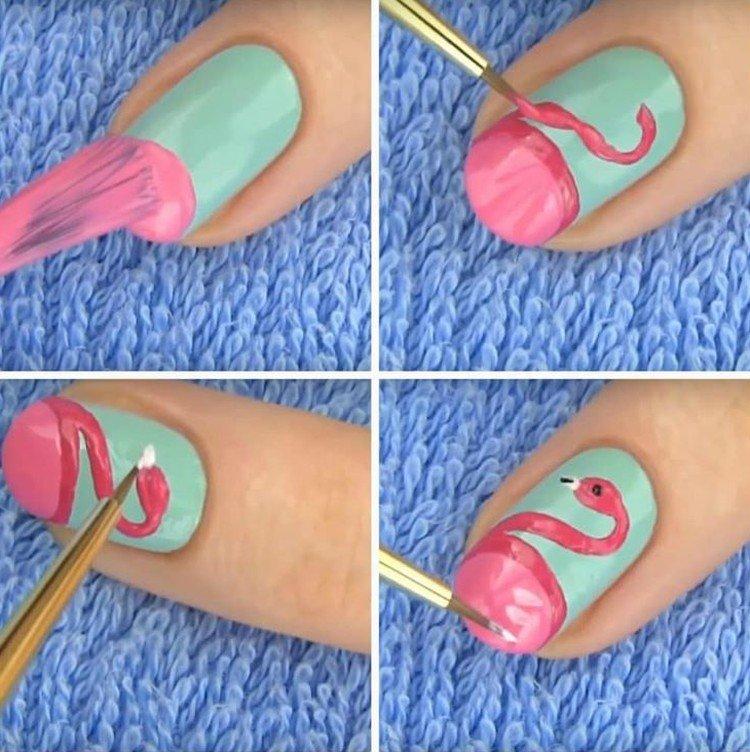 Manucure d'été pour ongles courts 2020