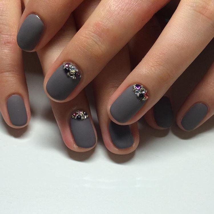 Manucure mate pour ongles courts 2020