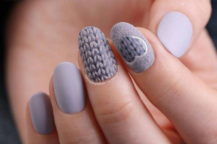 Manucure tricotée pour le nouvel an 2021