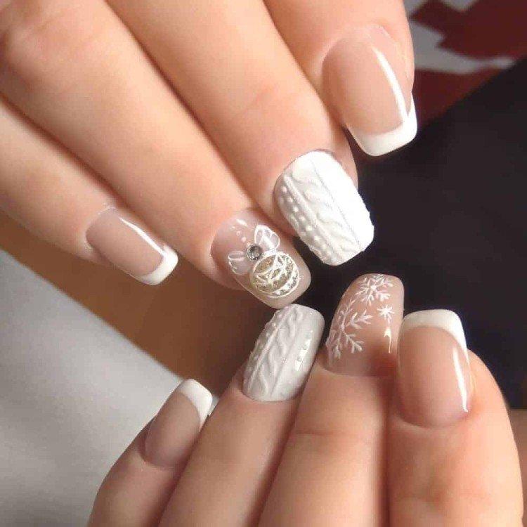 Manucure tricotée pour le nouvel an 2021