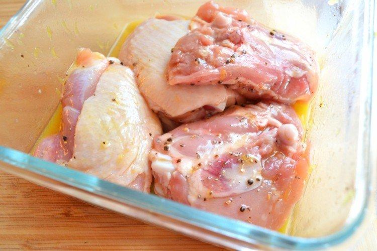 Marinade de poulet au vin blanc au four - recettes