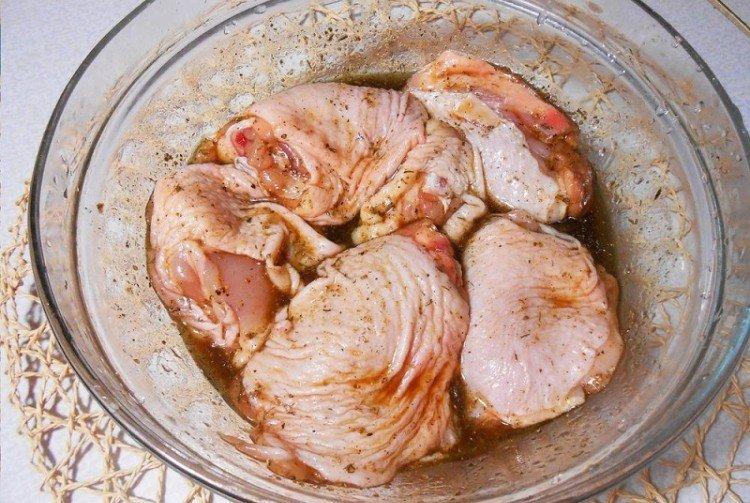 Marinade de poulet au four à la bière - recettes