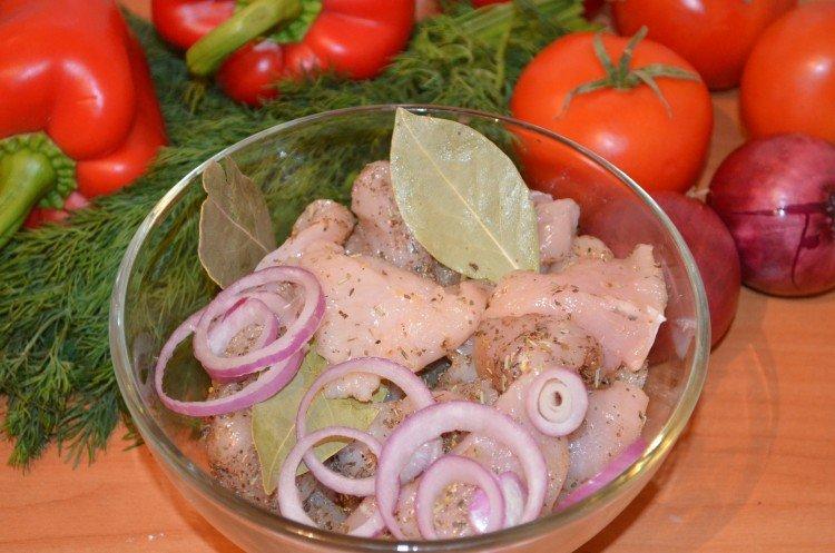 Marinade de légumes pour poulet au four - recettes