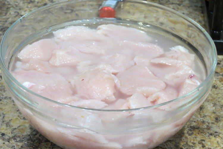 Marinade de brochette de poulet à l'eau minérale - recettes