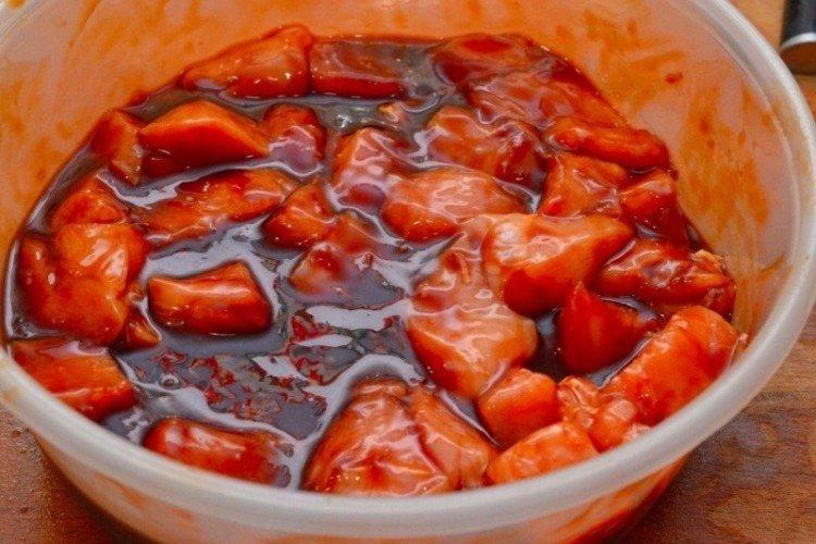 Marinade de brochette de poulet épicée - recettes