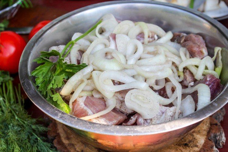Marinade de kebab de porc au vinaigre - recettes