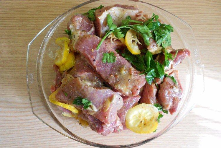 Marinade de kebab de porc au citron - recettes