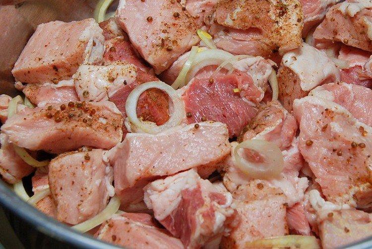 Marinade rapide de kebab de porc - recettes