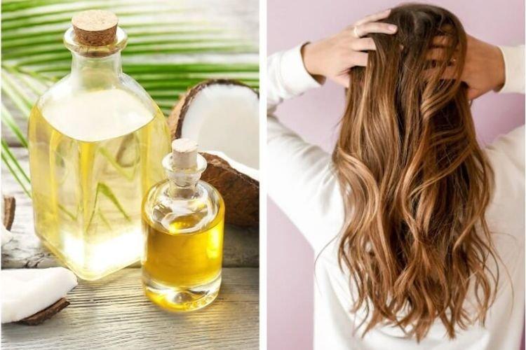 Masque capillaire à l'huile de coco et banane