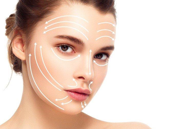 Massage du visage anti-âge