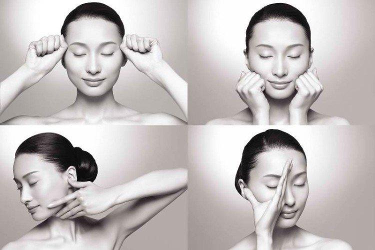 Massage facial japonais