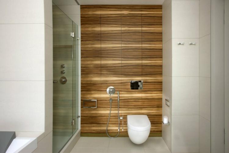 Panneaux MDF dans la salle de bain - photo