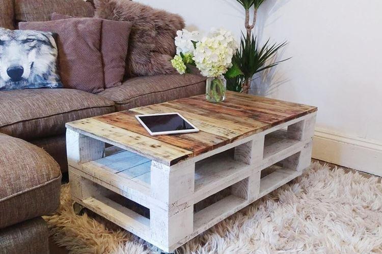 Table basse - Photos et idées de meubles de palettes DIY