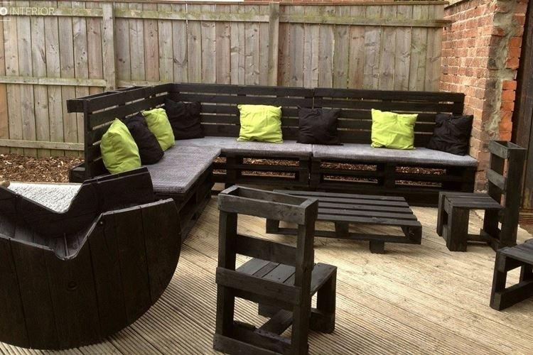 Meubles de jardin pour une résidence d'été - Photos et idées de meubles de palette bricolage