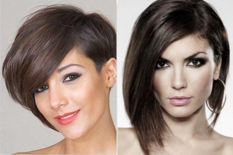 Coupes de cheveux asymétriques pour femmes 2021 pour cheveux mi-longs