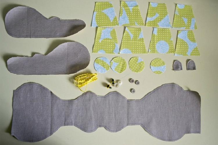 Bébé hippopotame - Bricolage peluches