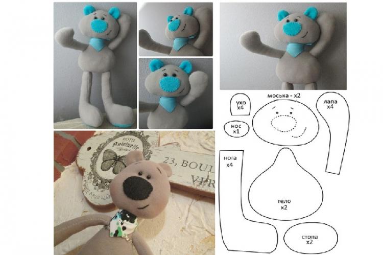Ours polaire - Bricolage peluches