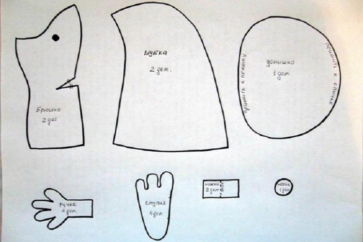 Hérisson en fourrure et polaire - Bricolage peluches