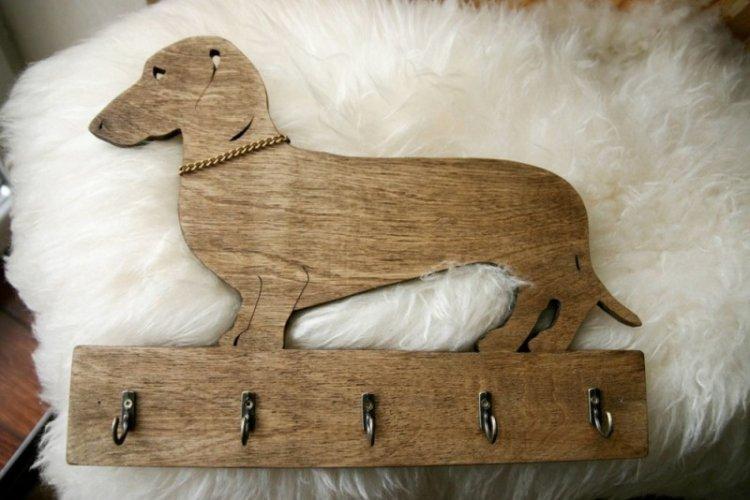 Garde-clés en contreplaqué - Garde-clés mural bricolage pour le couloir