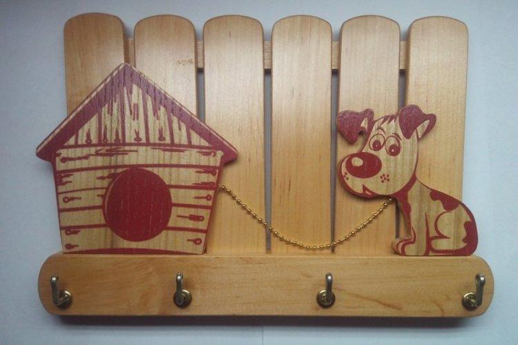 Porte-clés mural à faire soi-même pour le couloir - photo