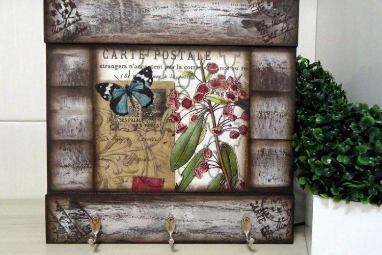 Porte-clés mural à faire soi-même pour le couloir - photo