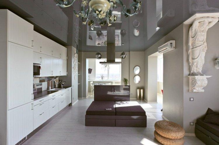 Plafonds tendus brillants