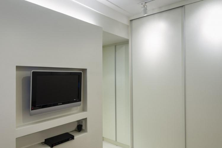 Niche en plaques de plâtre pour TV - photo