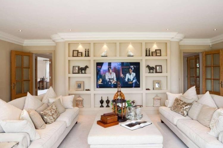 Niche en plaques de plâtre pour TV - photo