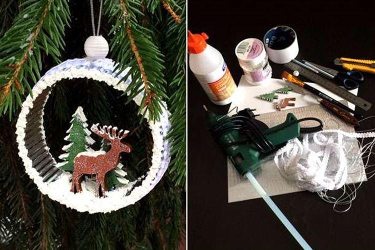 Jouets de sapin de Noël bricolage - photos et idées