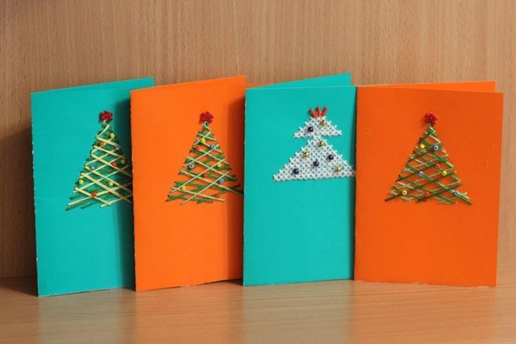 Cartes de Noël DIY - photos et idées