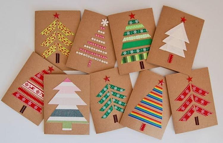Cartes de Noël DIY - photos et idées