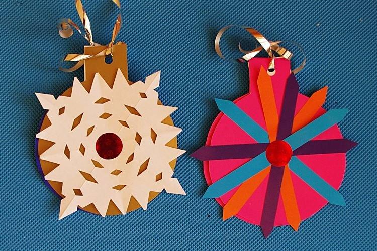 Artisanat en papier du Nouvel An pour les enfants - photos et idées