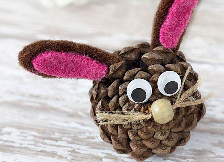 Artisanat du Nouvel An à partir de cônes pour enfants - photos et idées