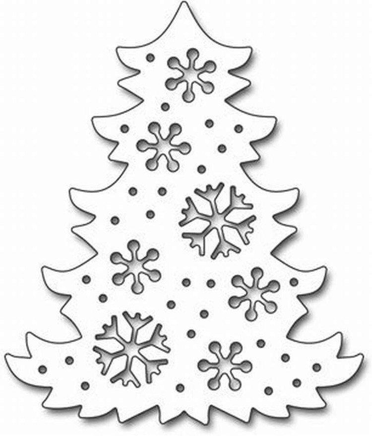 Sapin de Noël - Pochoirs du Nouvel An 2021