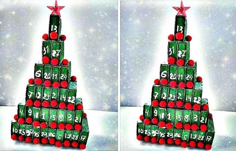 Calendrier de l'Avent DIY Nouvel An - photos et idées