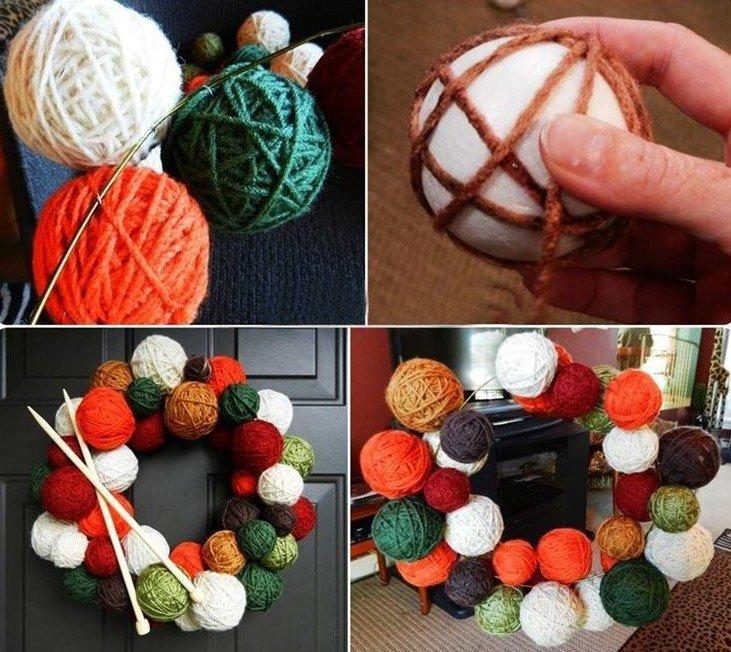 Couronne de Noël bricolage des enchevêtrements